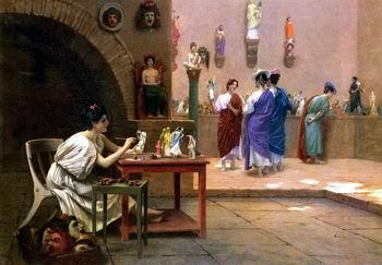 unknow artist Arab or Arabic people and life. Orientalism oil paintings  495